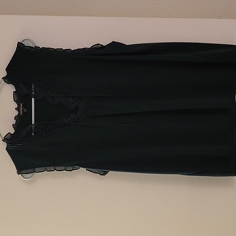 Express Green Sleeveless Top
